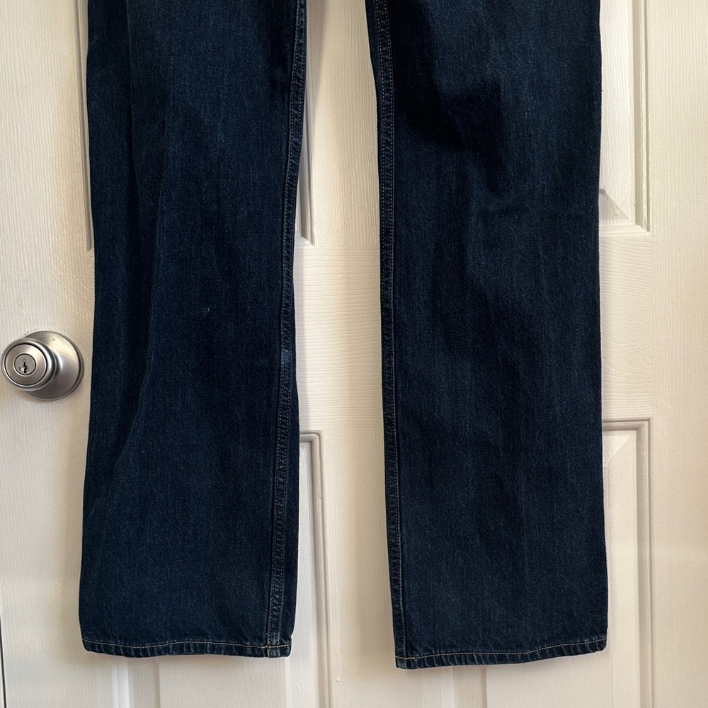Hollister Men's Deep Blue Bootcut Jeans - Picture 8 of 9